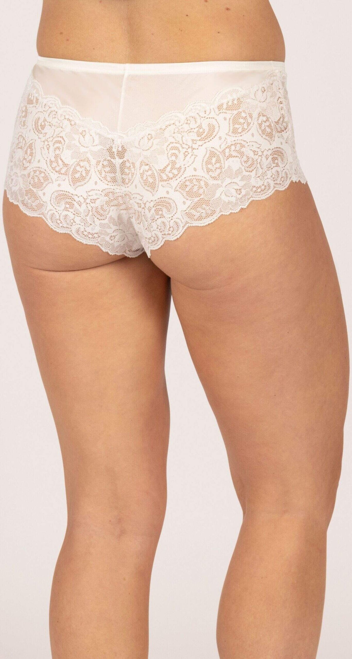 11737 Lace Cheeky Panty Ivory Back View