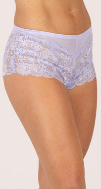 Lace Cheeky Panty Peri Frost Front View