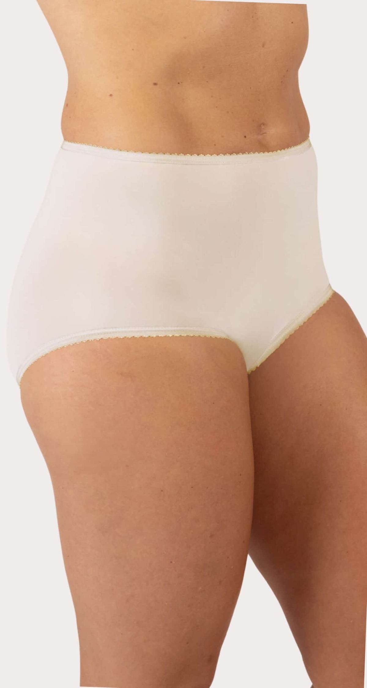 Ivory Flawless Fit Full Brief Panty Side View