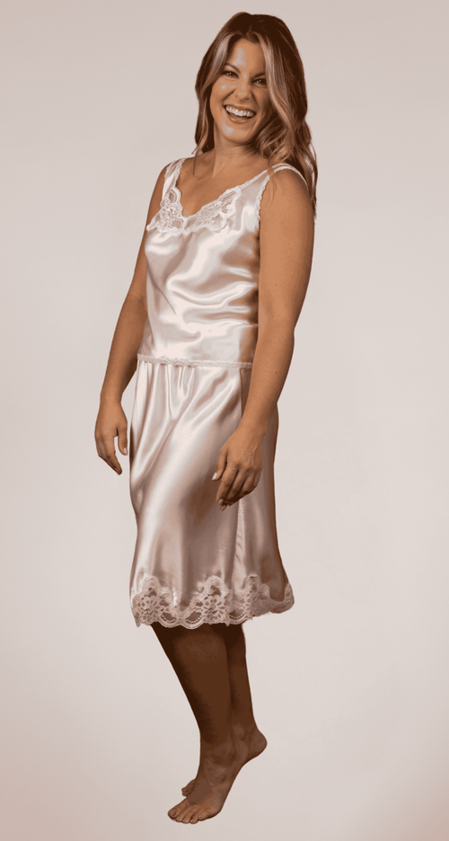 22075 & 47075 Blush Rochelle Satin Adjustable Strap Camisole