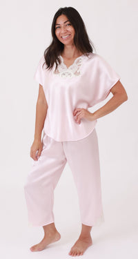 Rochelle Sleep Capri Set in Blush Pieces Sold Separately