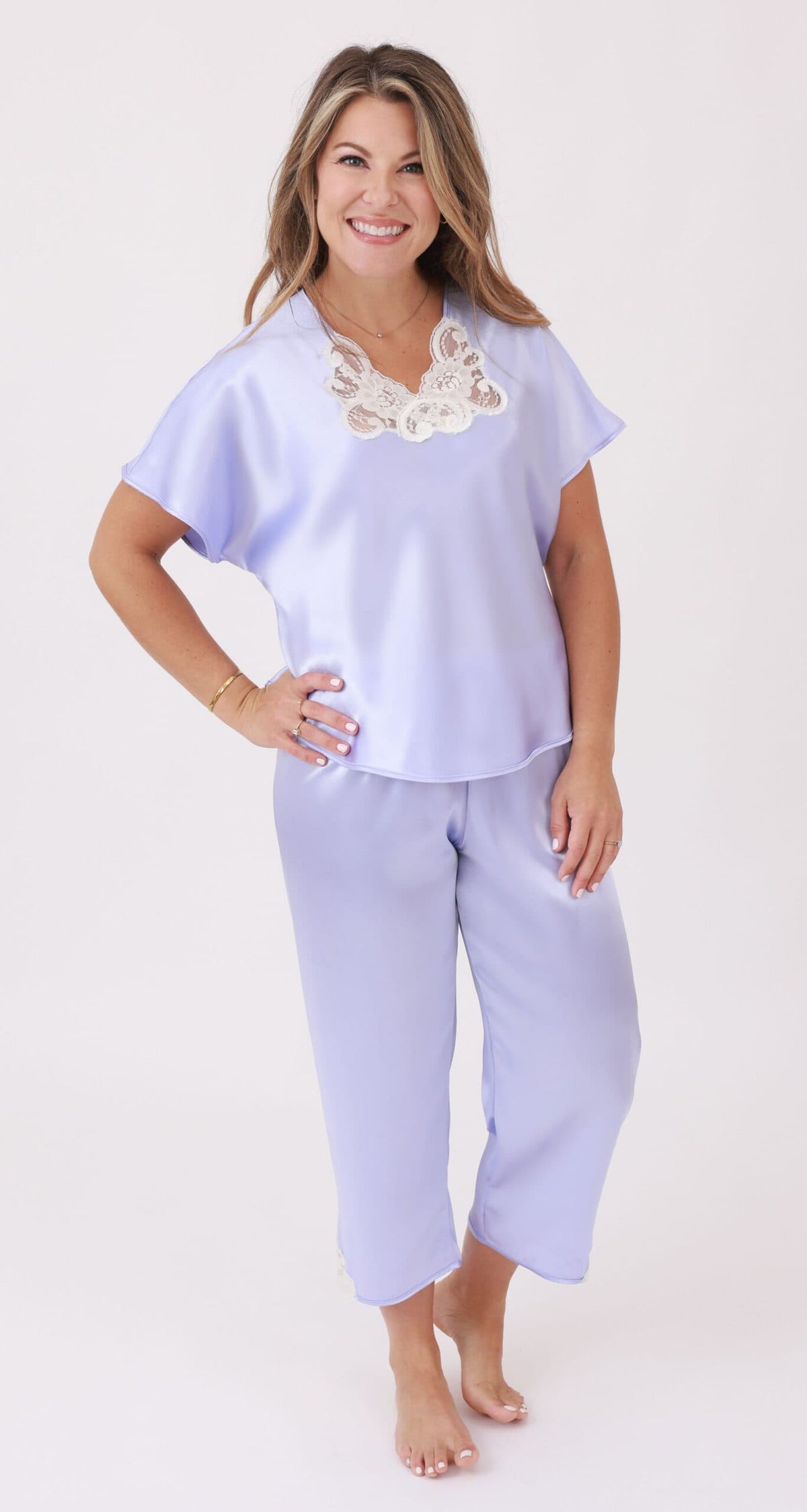 Rochelle Sleep Capri Set in Lilac Pieces Sold Separately