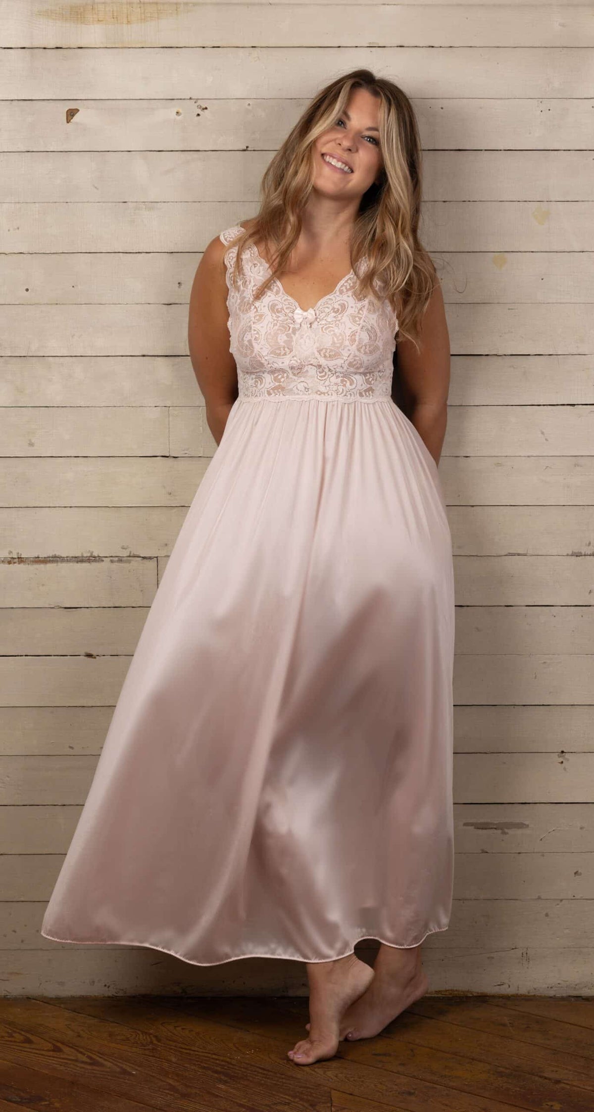 Sillhouette Long Nightgown with Added Support