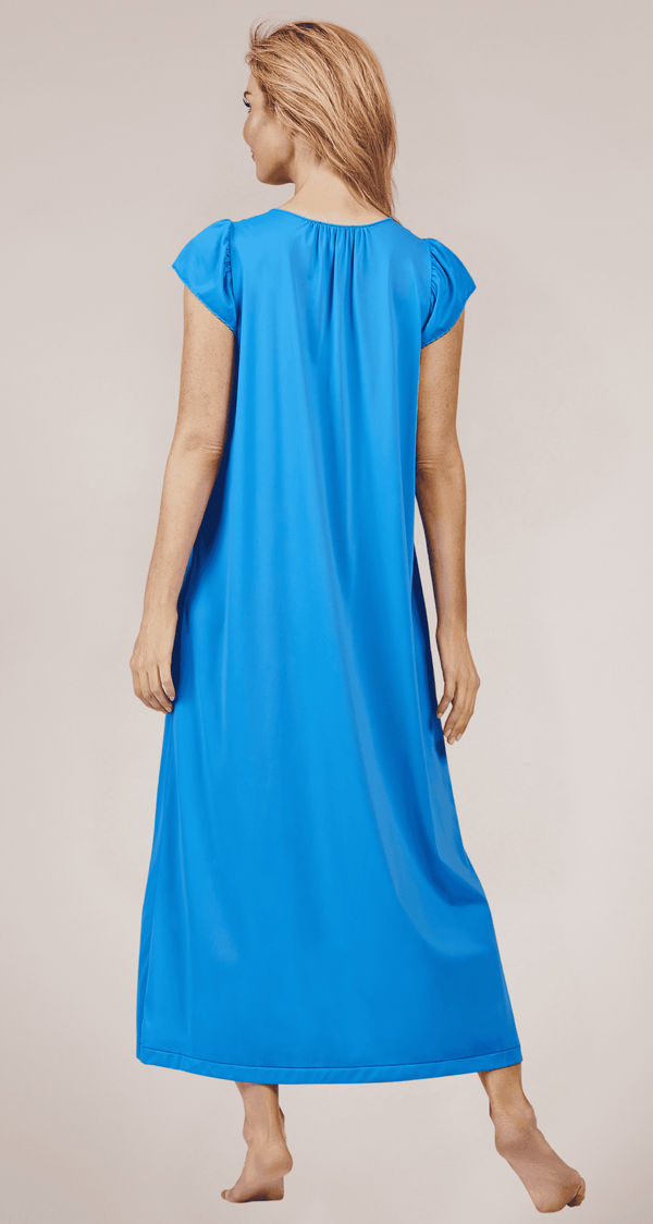 32223 Rosebud Long Gown Sapphire Back