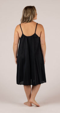 38" Short Braided Strap Nightgown Back