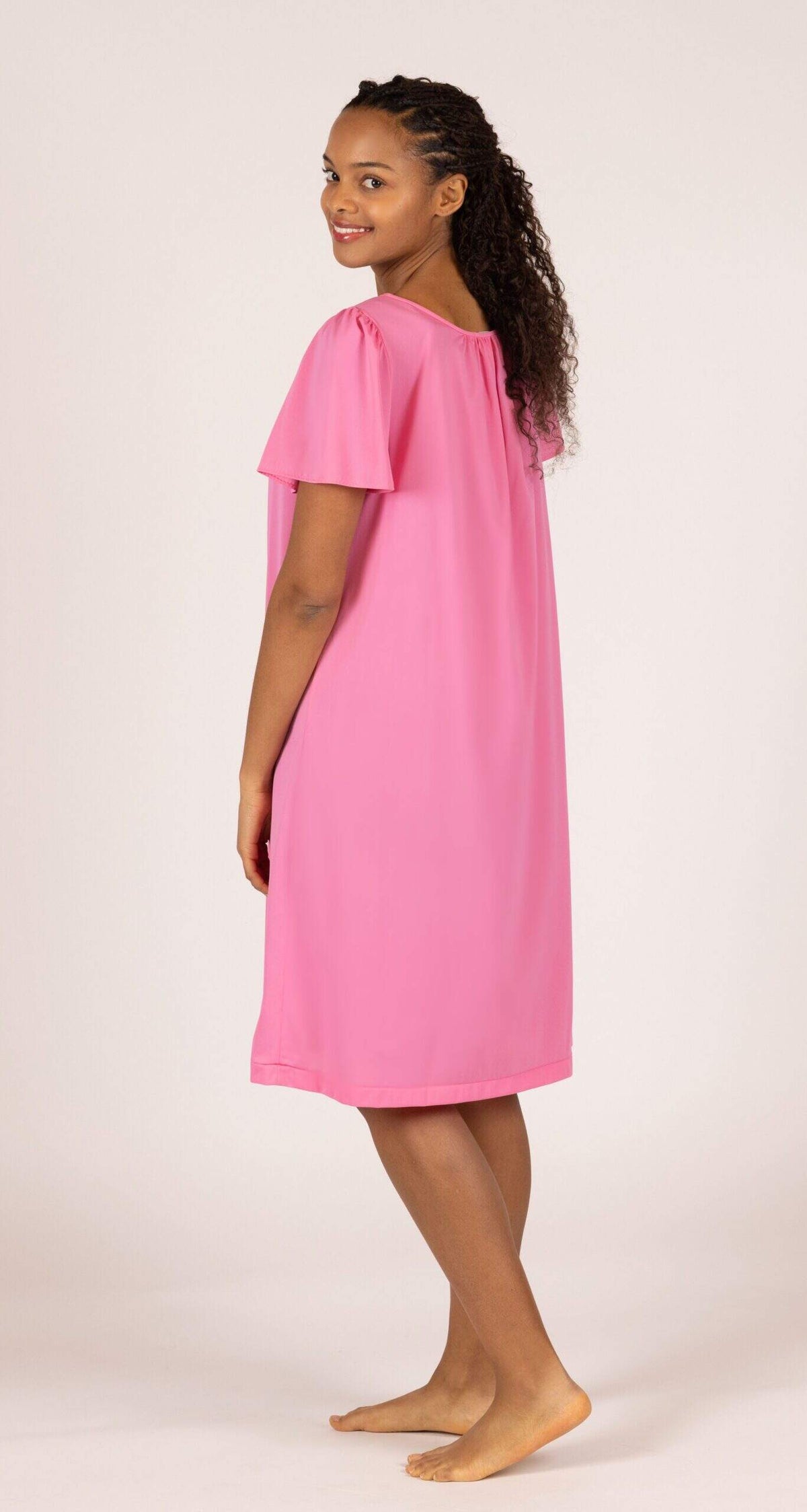 dress set for women Women's Short Sleeve Nightgown & Short Robe Set