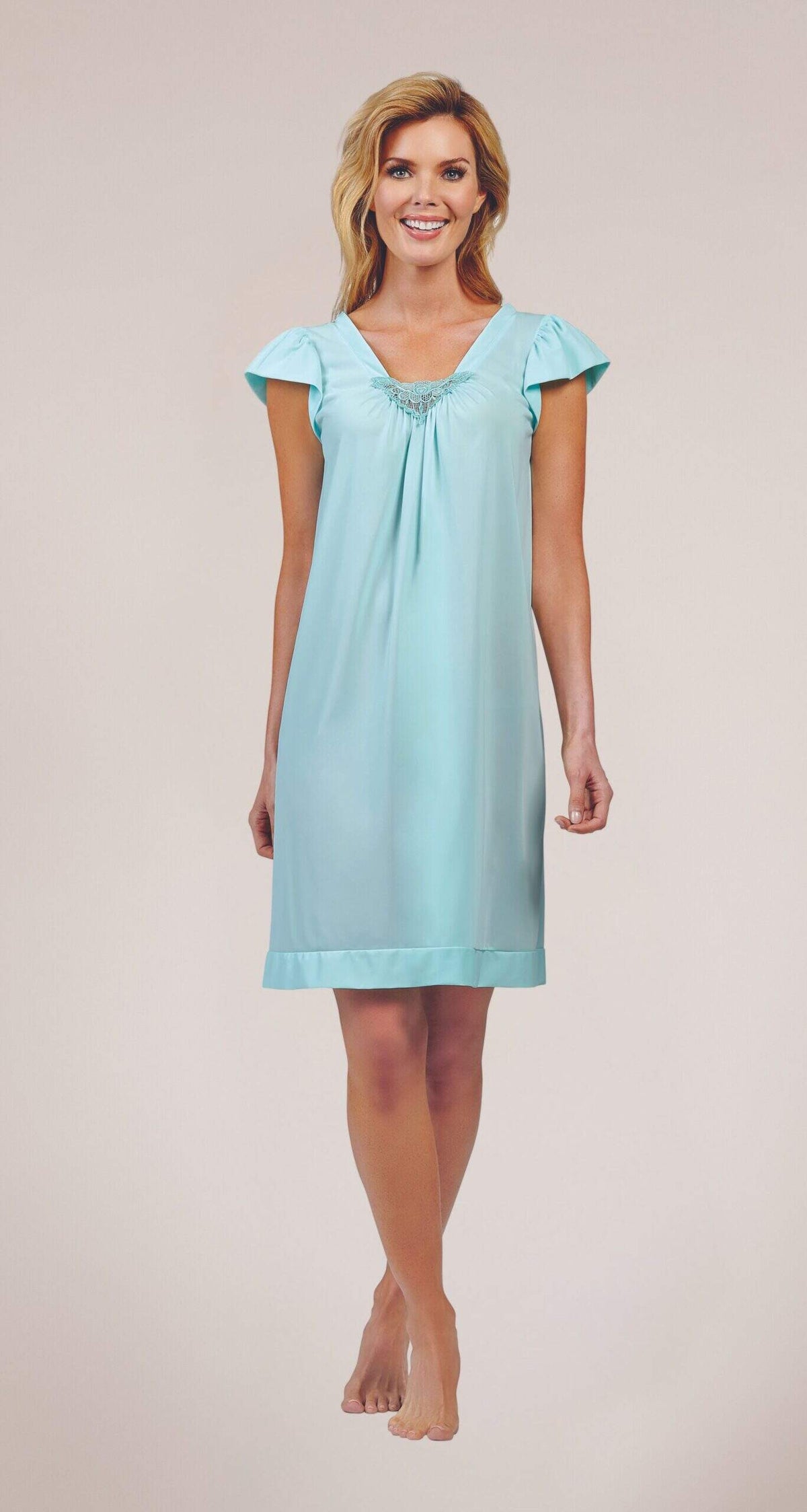 Women's Short Cap Sleeve Nightgown