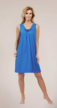 Sapphire Cherish Sleeveless 38" Short Nightgown