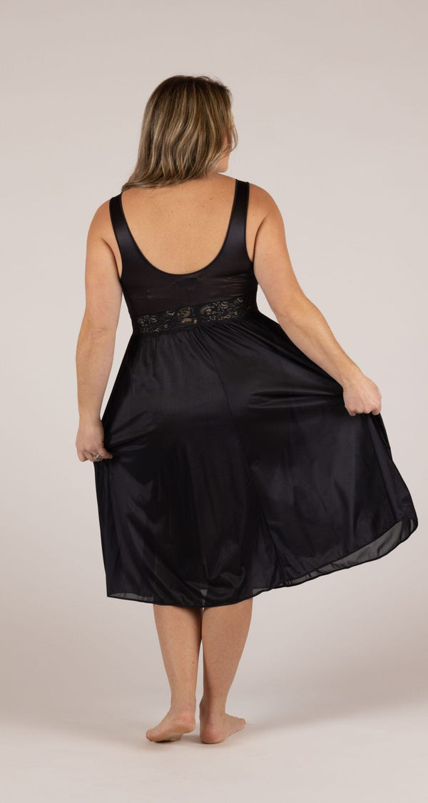 Short Lace Bodice 40 Inch Nightgown Back