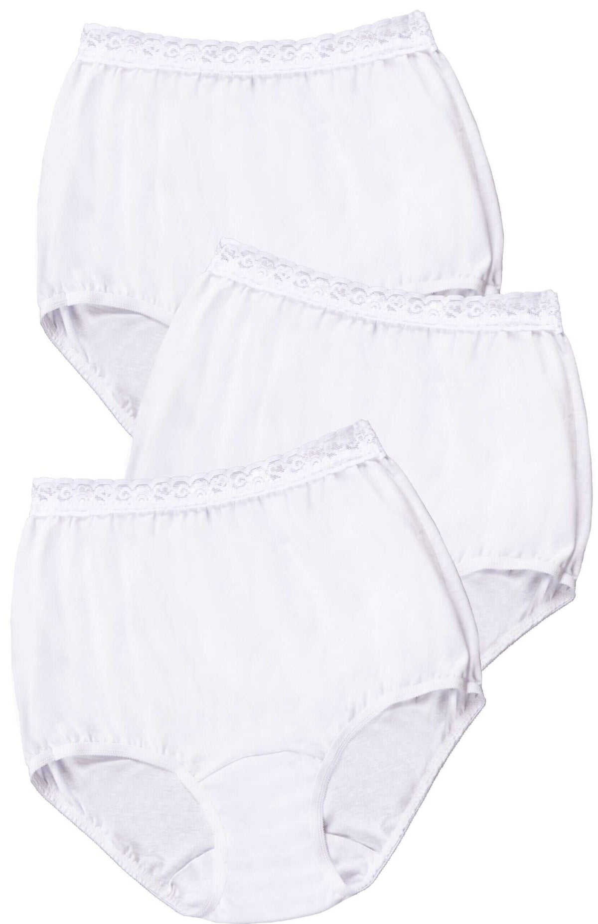 Dixie Belle Cotton Full Brief Panty with Lace Waistband three