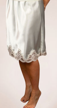Mint 23 Inch Rochelle Satin Half Slip