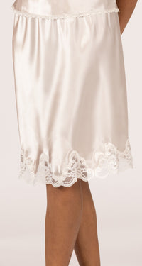 Rochelle Satin 23" Half Slip in Taupe