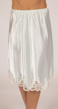 Rochelle Satin 23" Half Slip in Mint