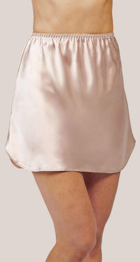 Blush Satin 15" Half Slip