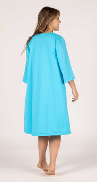 Sleeveless Gown & Short Robe Set Back View