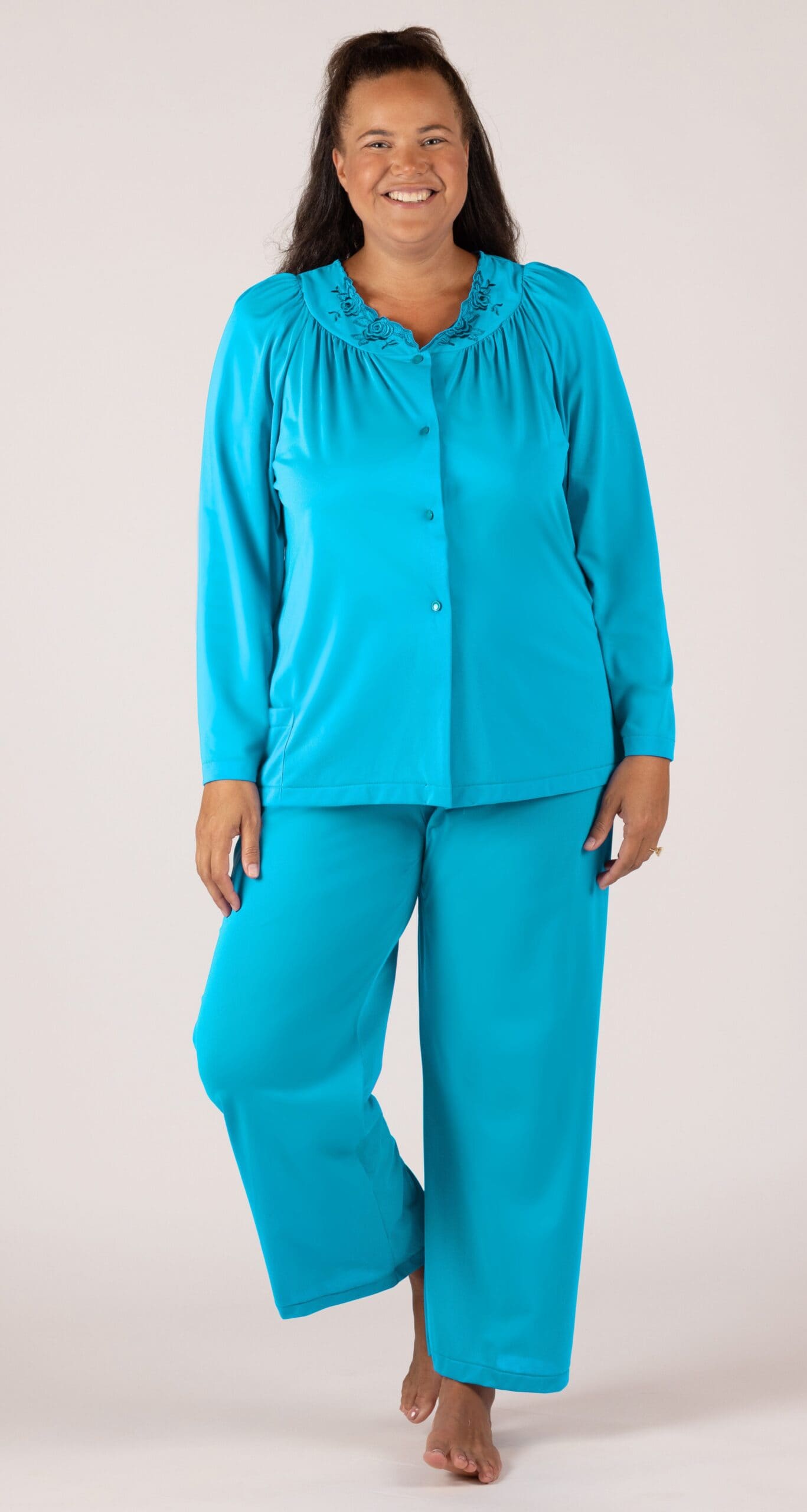 Women's Long Sleeve Pajama Set | Shadowline Lingerie