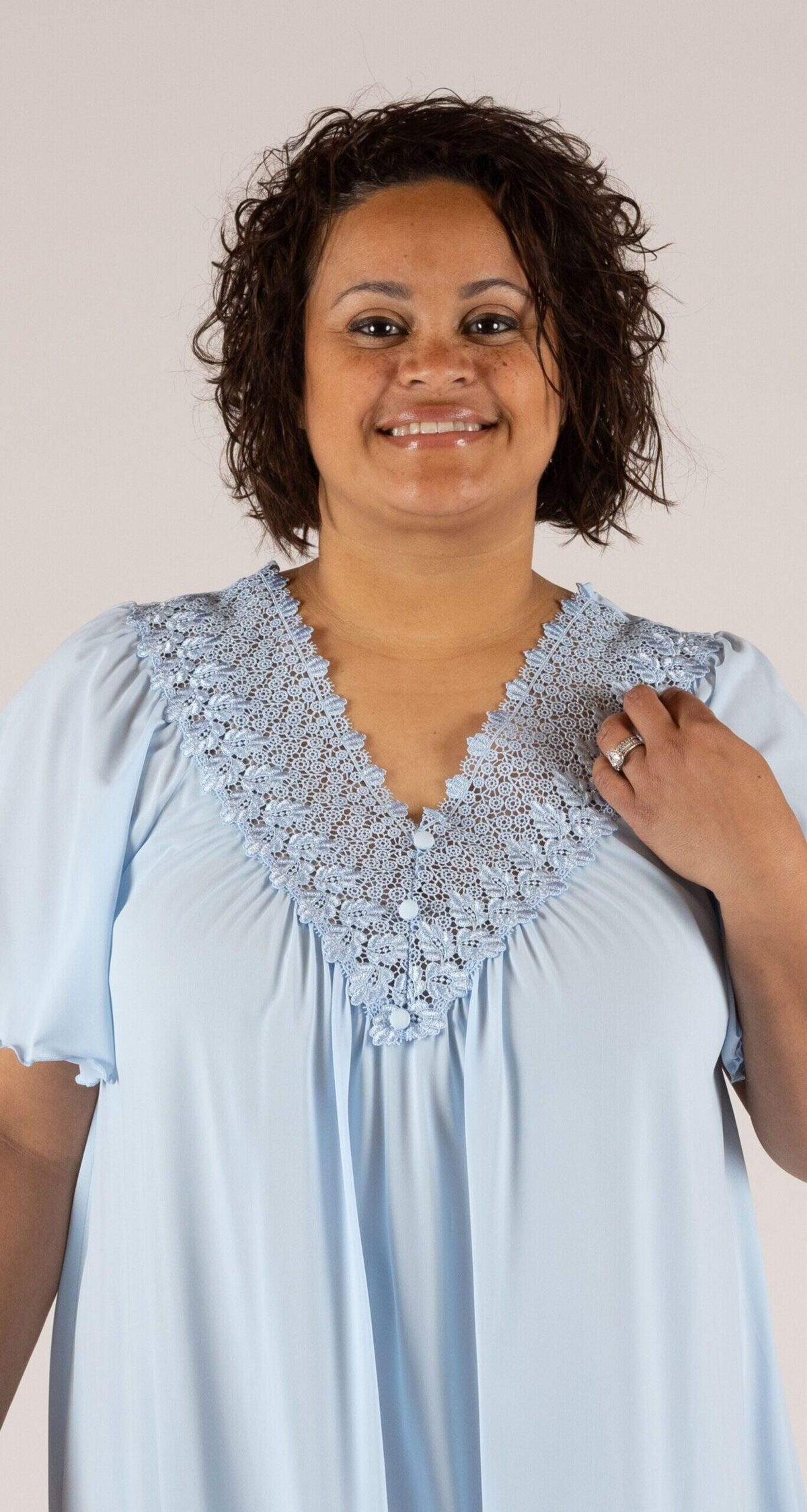 Embroidered Lace Detail