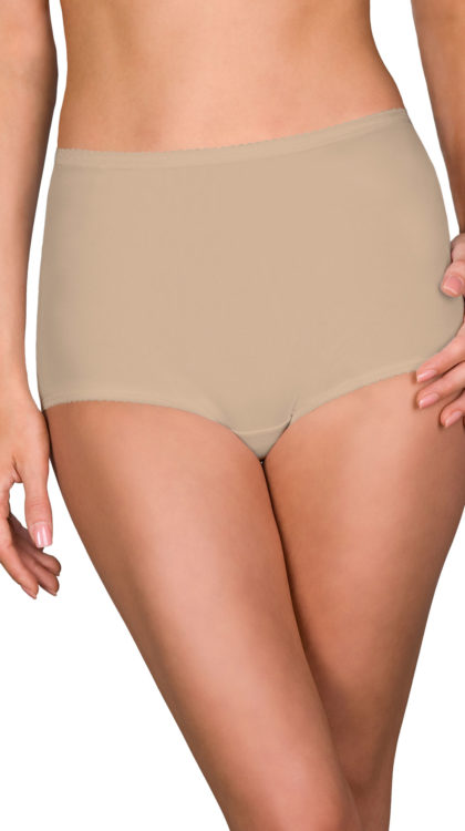 Women's Shadowline 17042 Pants & Daywear Nylon Classic Brief Panty (Black  6) 