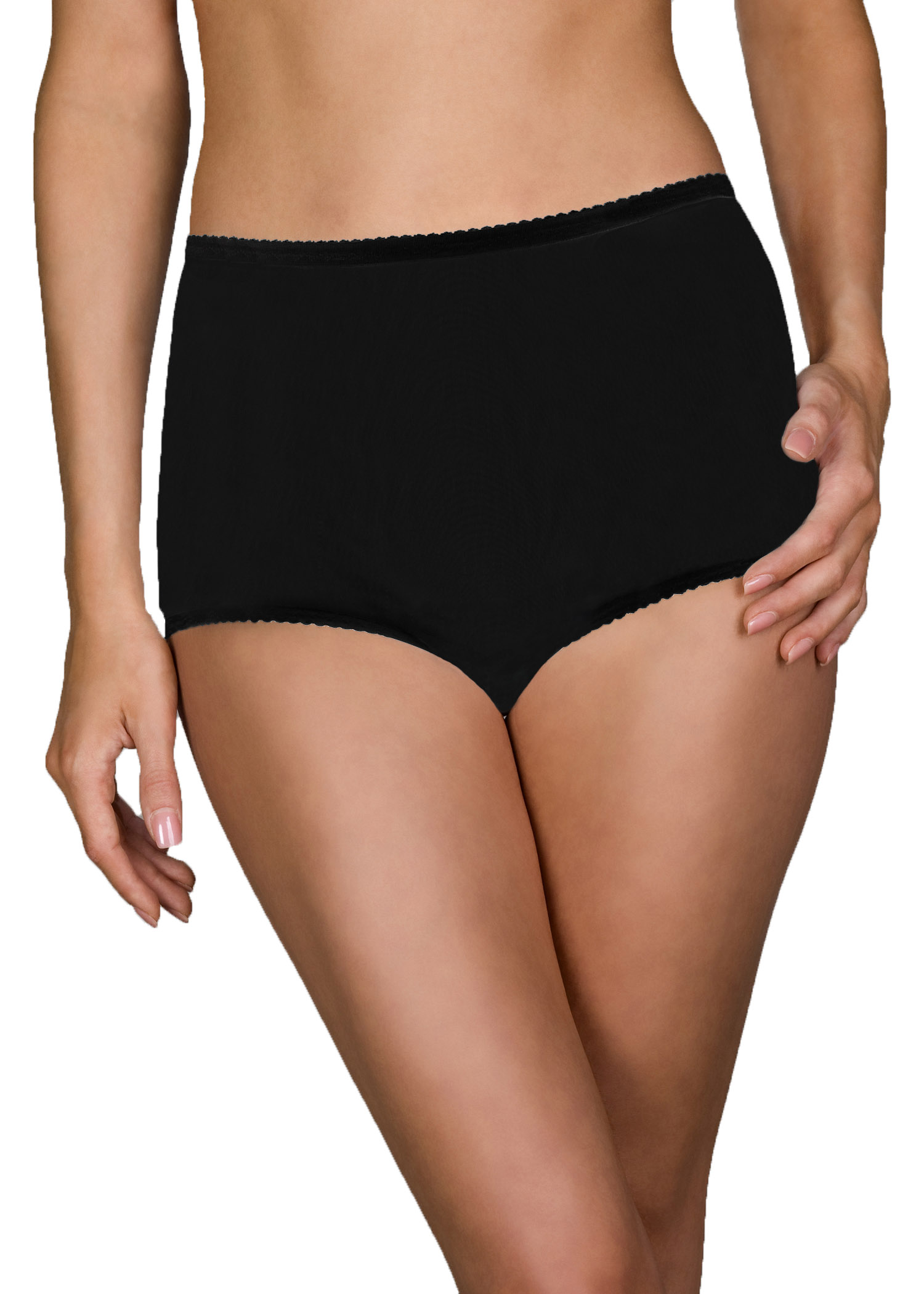 YUMMIE Nylon Brief Women's Underwear Sz L/XL Black YT6-576 (New) – PayWut