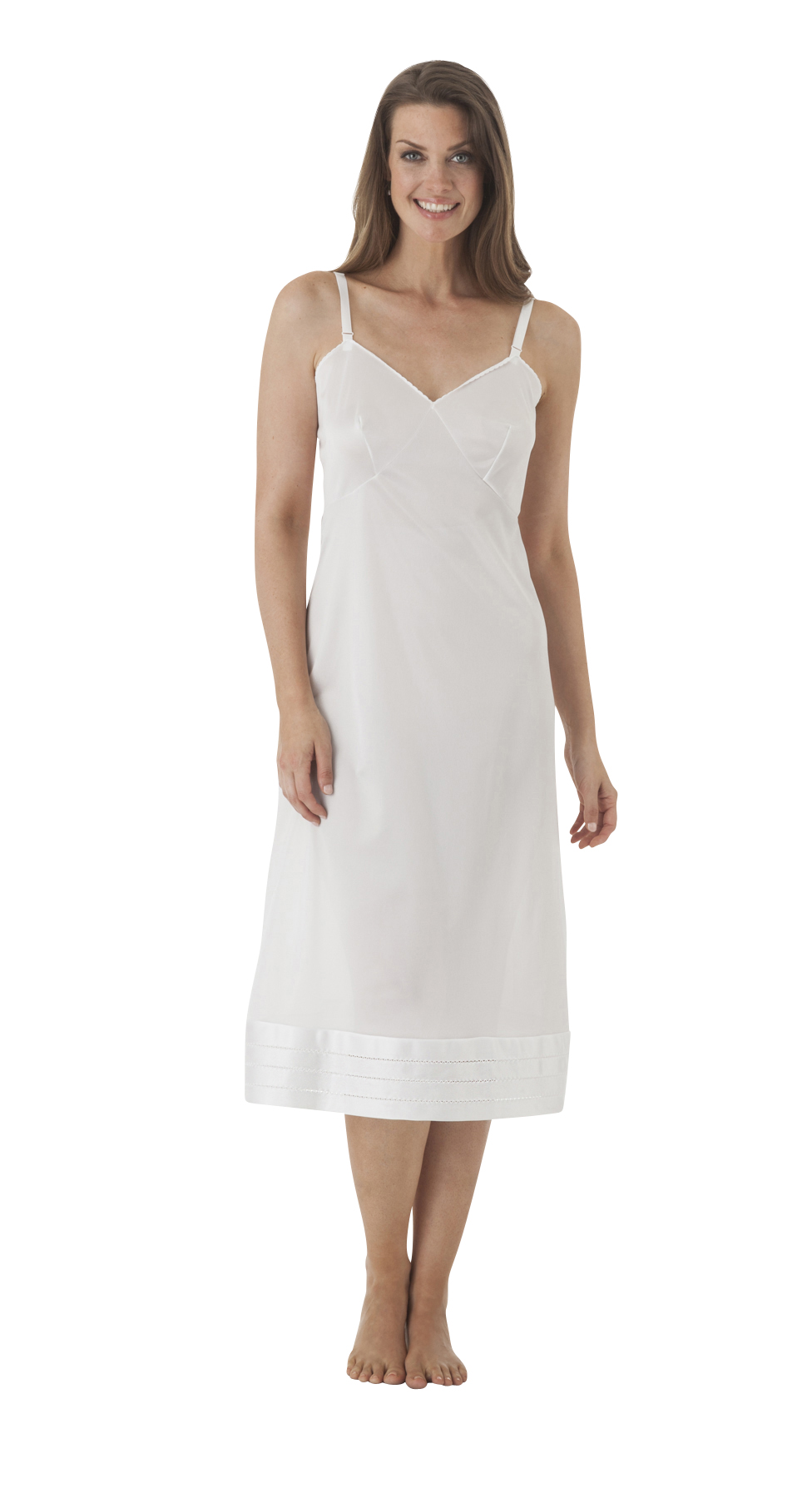 Velrose 100% Cotton Half Slip, White, Small : : Clothing