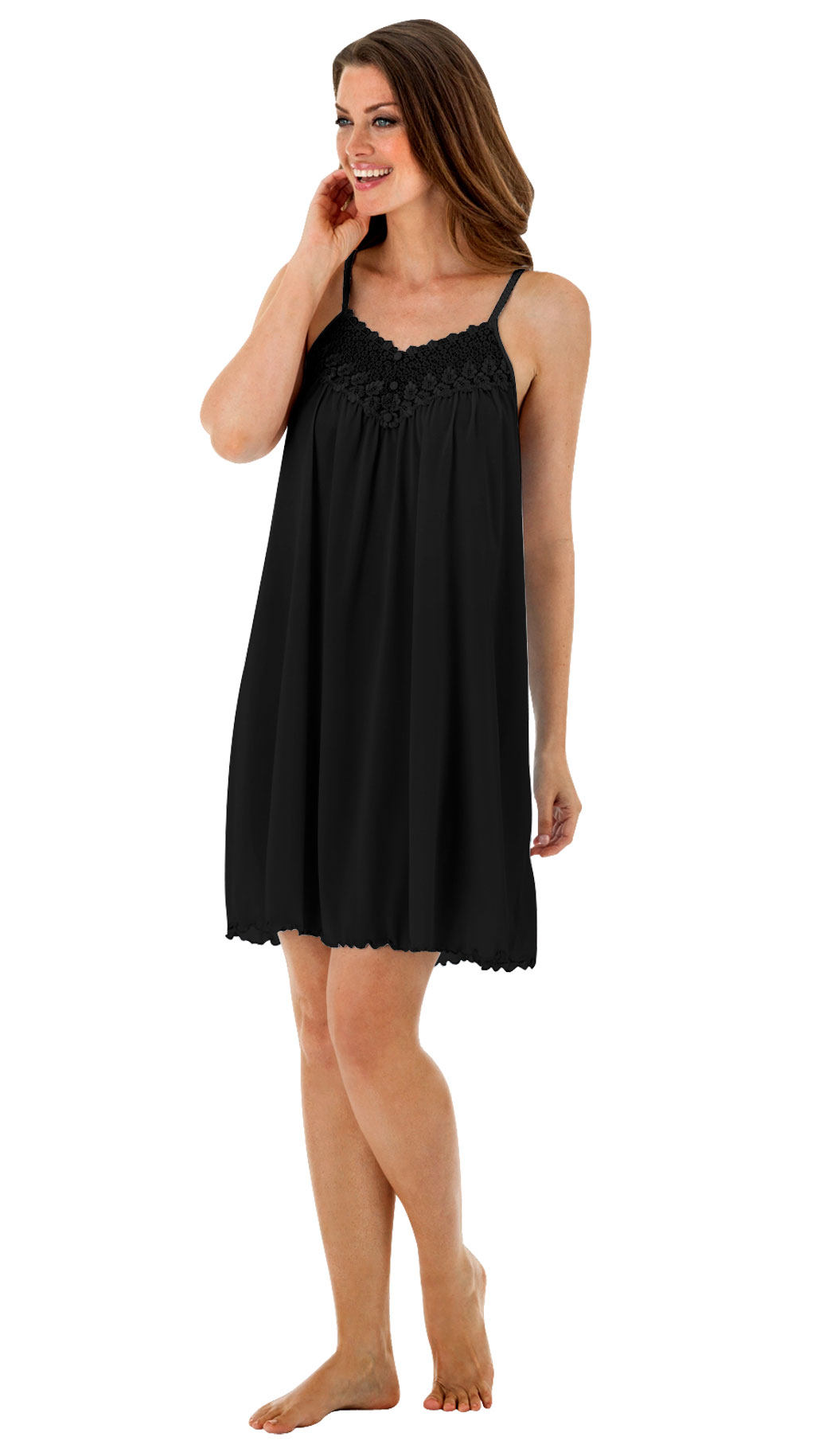 short black babydoll dress