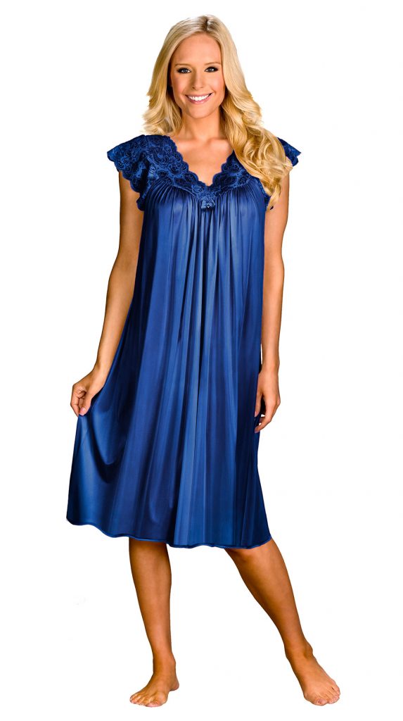 Satin And Lace Nightgowns For Women Misses And Plus Size Nighty