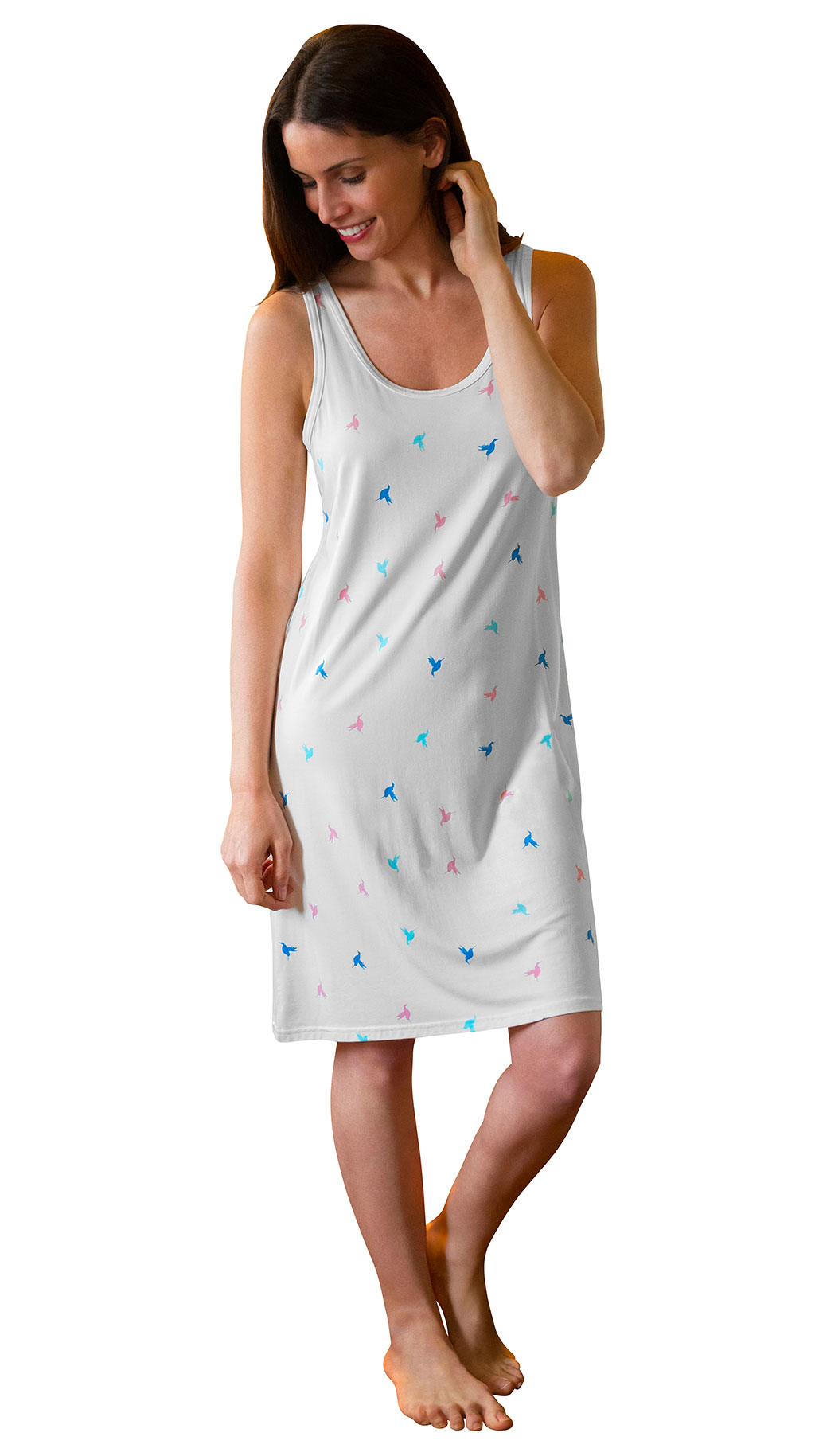 Women's Tank Sleepshirt, Night Dress for Sleep
