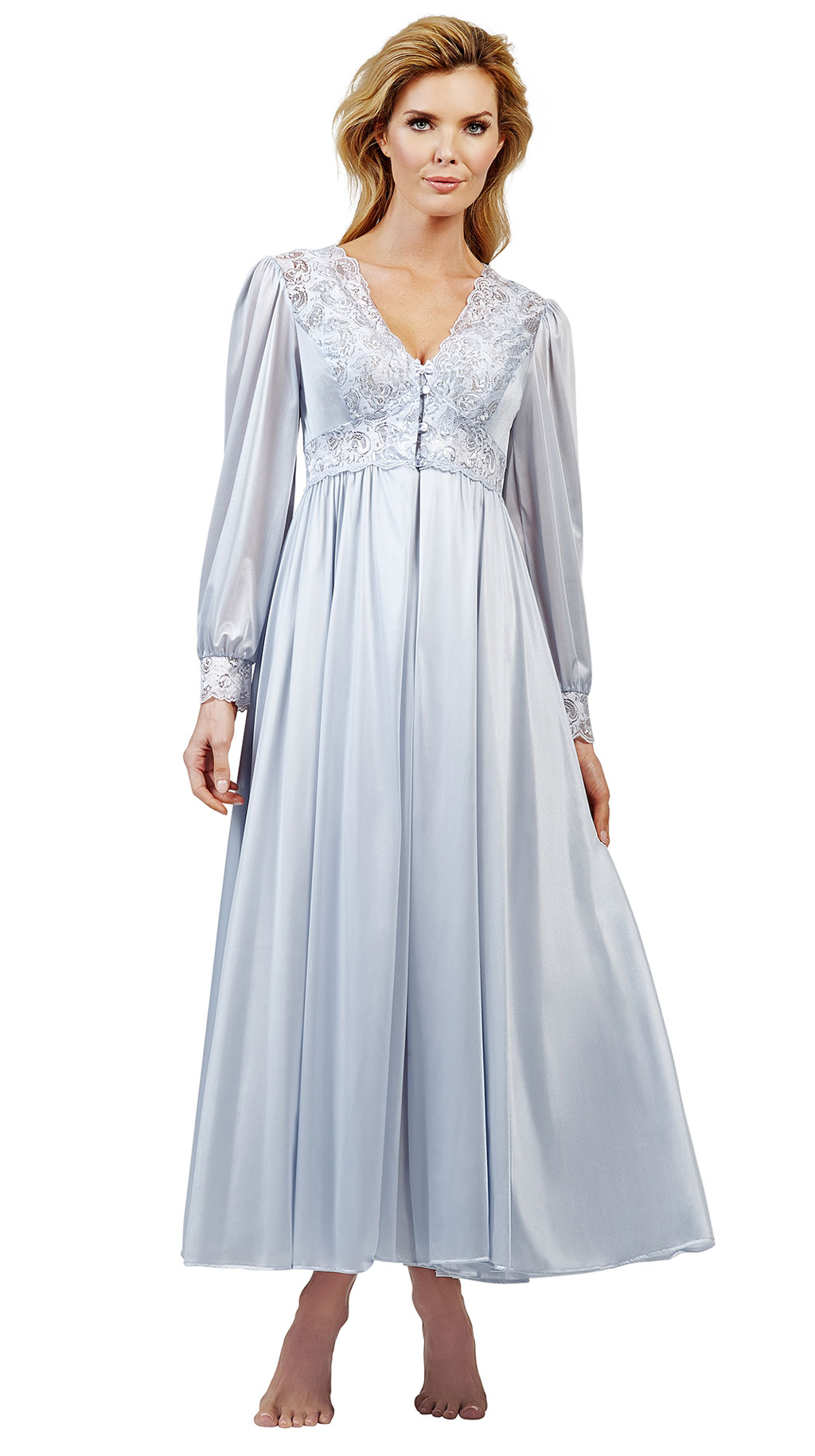 Peignoir Set | Nightgown and Robe | Wedding Night Lingerie