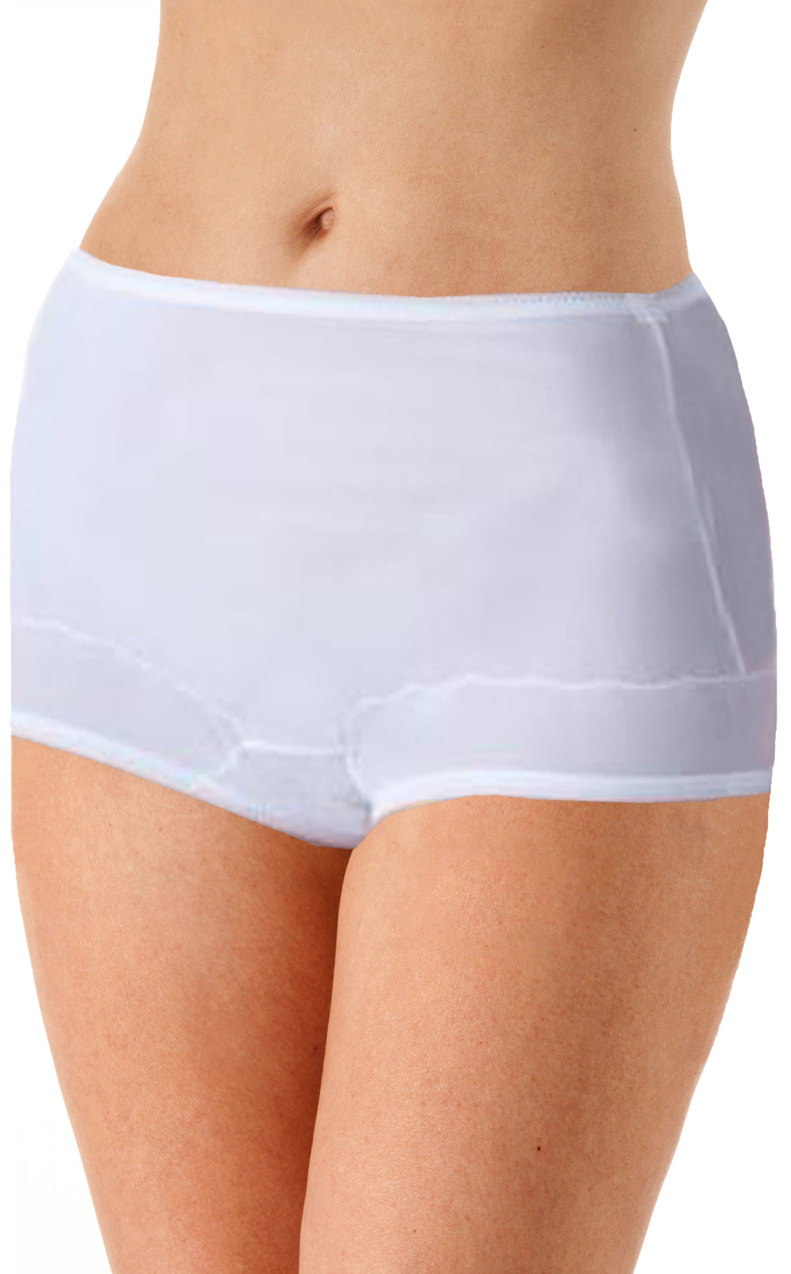 New Style Skin-Friendly Soft Full-Cup Nylon Breathable White